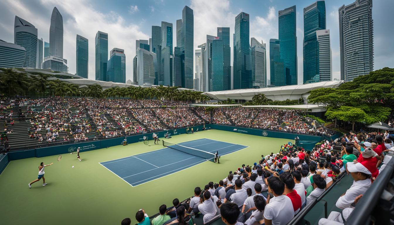tennis dengan turnamen eksklusif singapura